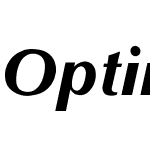 OptimBlackItalic