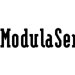 ModulaSerifBlack