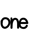 one