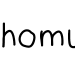 homufont