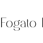 Fogato DEMO