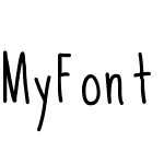 MyFont