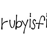 rubyisfine