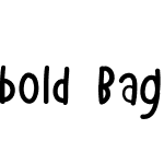 bold Baguette font