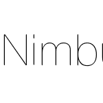 Nimbus Sans Novus T Ultra Light