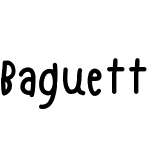 Baguette font bold