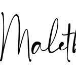 Maletha Collection Signature