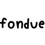 fondue fontbold