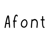 A font