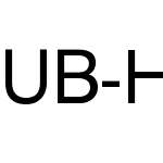 UB-Helvetica