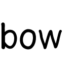 bow