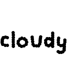 cloudy