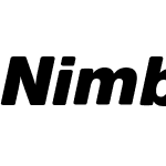 Nimbus Sans Novus T Black Ro1