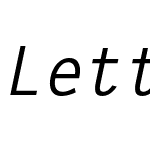 Letter Gothic