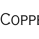 Copperplate T Light Condensed