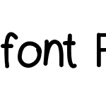 font F