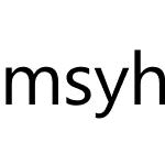 msyh