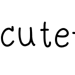 cutefontbymy