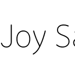 Joy Sans