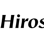 Hiroshige Sans