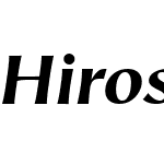 Hiroshige Sans