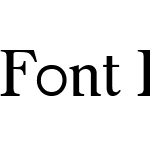 Font Error