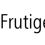 Frutiger Neue LT Pro