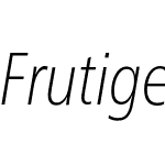 Frutiger Neue LT Pro