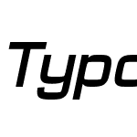 Typo Square Bold Italic Demo