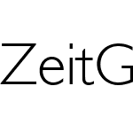 Zeit Gill Sans