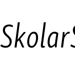 Skolar Sans Pro