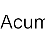 Acumin Pro