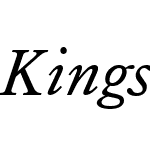 Kings Caslon Trial