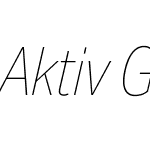 Aktiv Grotesk Cd Trial