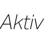 Aktiv Grotesk Trial