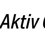 Aktiv Grotesk Cd Trial