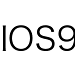 IOS9+苹方体海上版