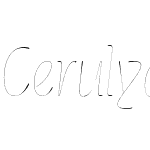 CerulyaCF-ThinItalic