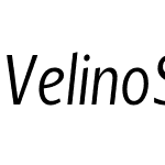 Velino Sans Condensed