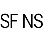 SF NS SemiCondensed