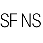 SF NS SemiCondensed