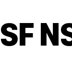 SF NS SemiCondensed