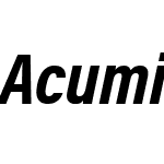 Acumin Variable Concept