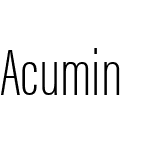 Acumin Variable Concept