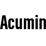 Acumin Variable Concept