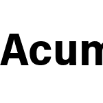 Acumin Variable Concept