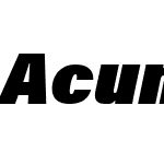 Acumin Variable Concept