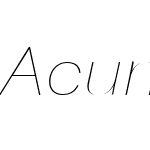 Acumin Variable Concept