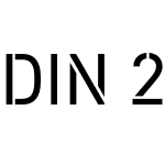 DIN 2014 Stencil