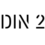 DIN 2014 Stencil